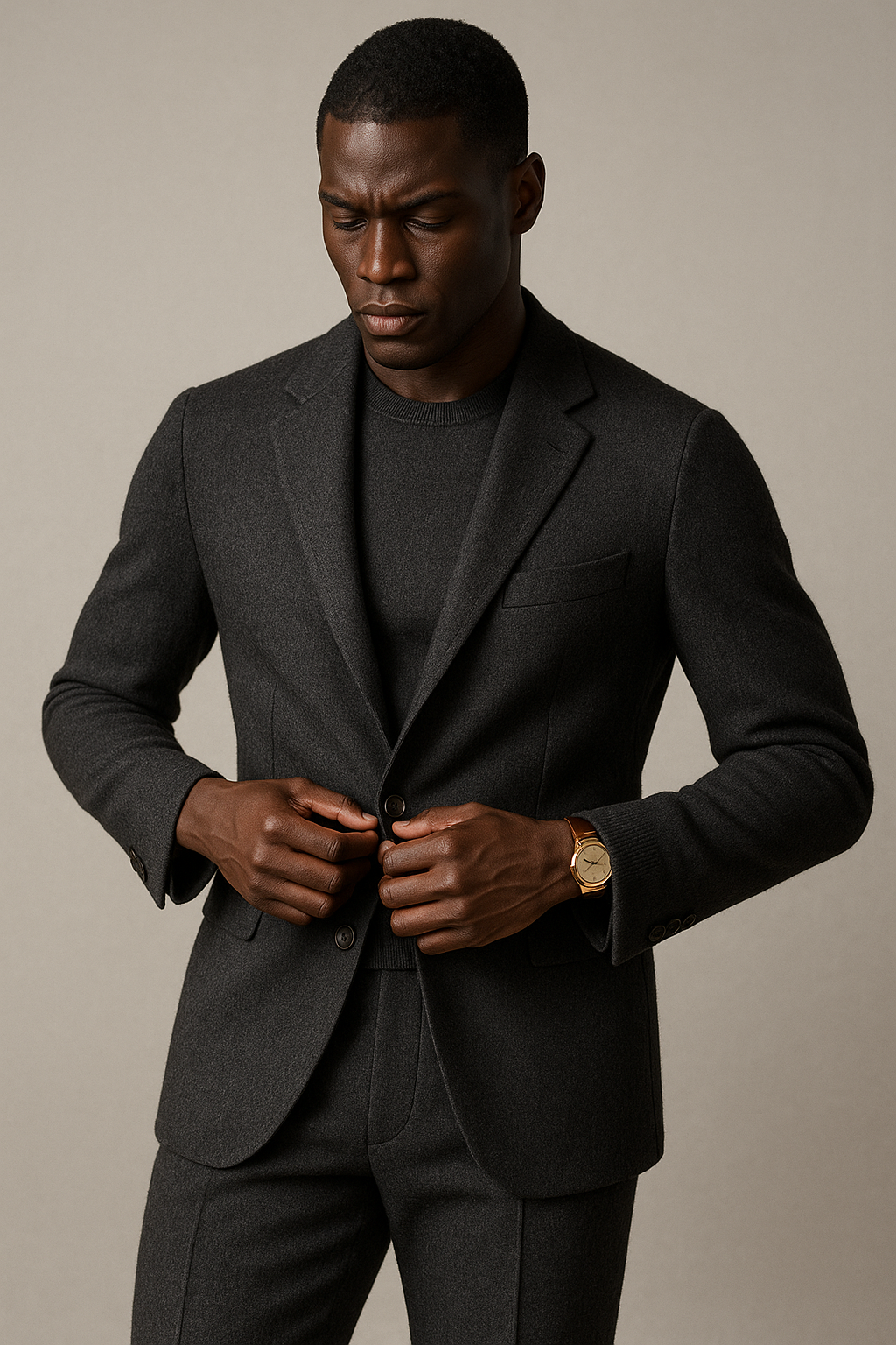 Tailored Knit Suit